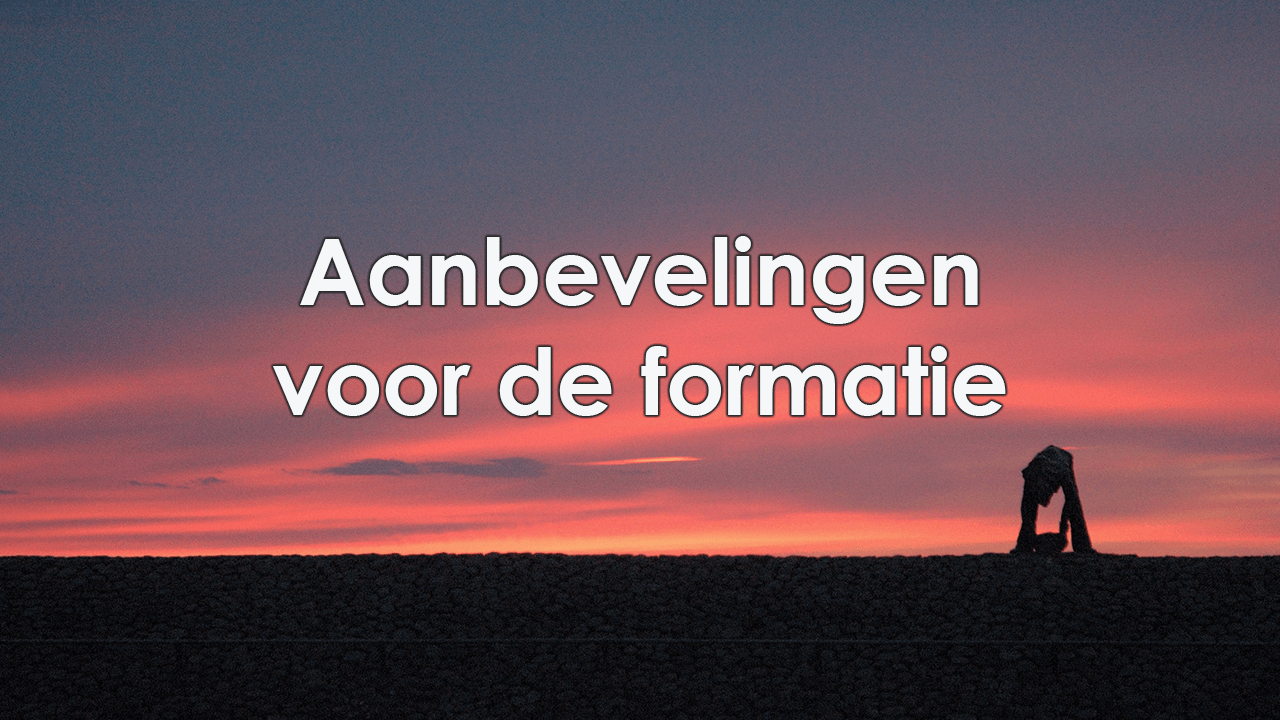 Aanbevelingen voor de kabinetsformatie