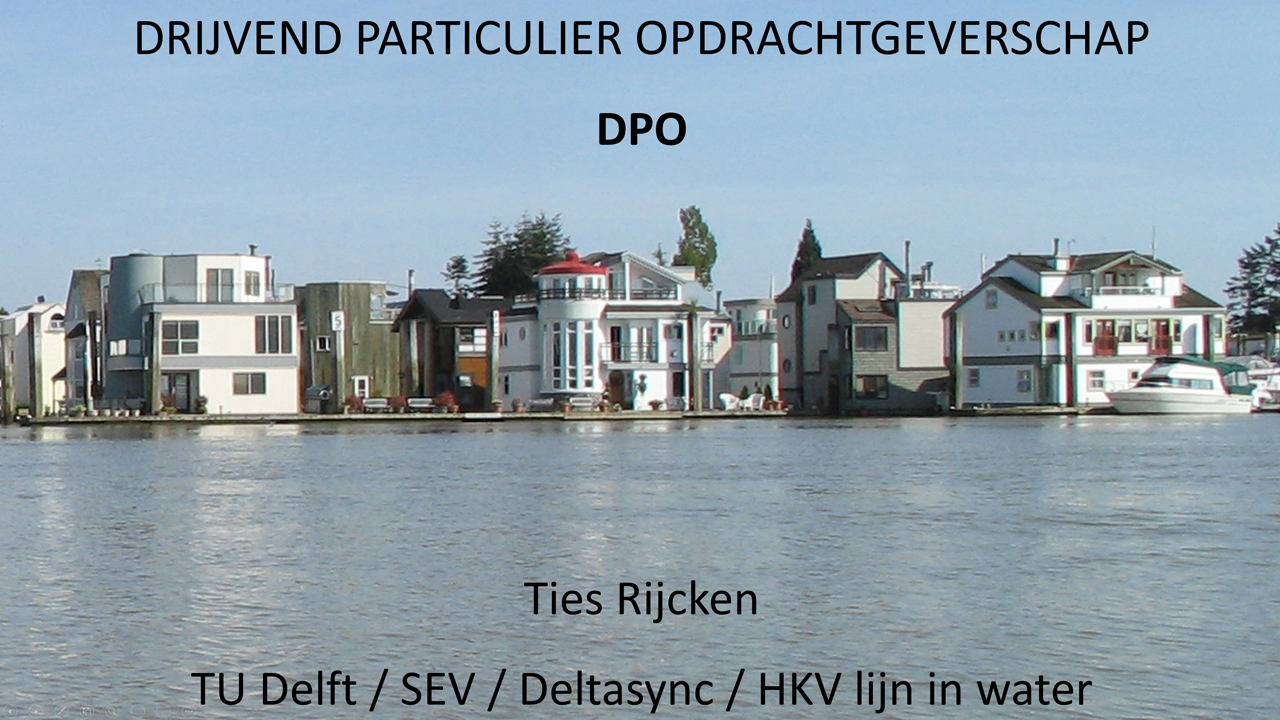 DPO – Drijvend Particulier Opdrachtgeverschap